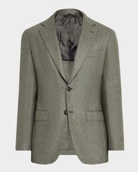 Men's Textured Wool-Cashmere Blazer