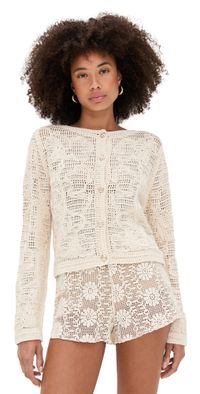 Line & Dot Atelier Cardigan Cream XS/S
