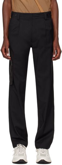 Olly Shinder Black & Tan Knife Pocket Cargo Pants