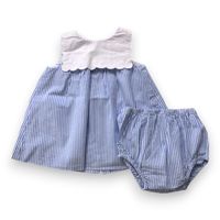 Jacadi - Seconde Main - Ensemble bébé bleu - 3 mois - Taille 3M - Bleu