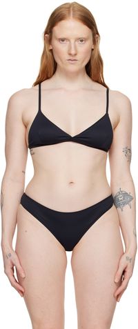 Baserange Haut de bikini Mississippi noir