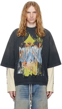 Rivington Roi Rebis T-shirt rétro 'Forgive Me' noir
