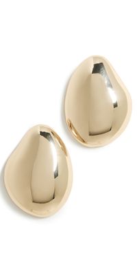 SHASHI Madrid Large Stud Earrings Gold One Size