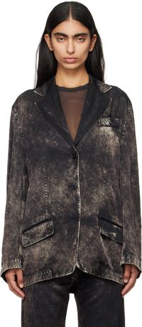 Acne Studios Black Single Breasted Blazer