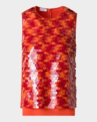 Sequined Dot Tank Top