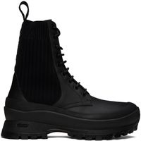 Stella McCartney Black Trace Biker Boots