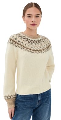 PAIGE Misha Sweater Ivory Multi L