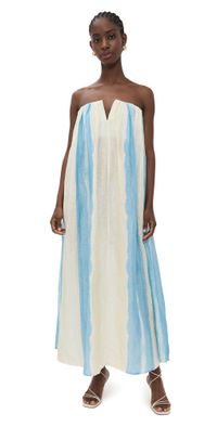 Significant Other Juniper Maxi Dress Saffron Stripe 12