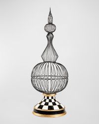 Small Courtly Check Wire Topiary