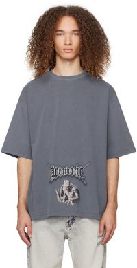 We11done Navy Monster T-Shirt