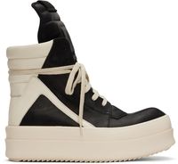 Rick Owens Black Mega Bumper Geobasket Sneakers