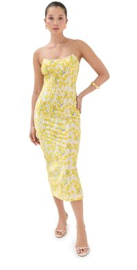 Bernadette Ripley Slip Dress Buttercups/Soft Yellow 36
