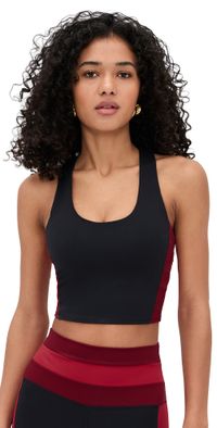 Beach Riot Yara Colorblock Tank Redwood Colorblock M