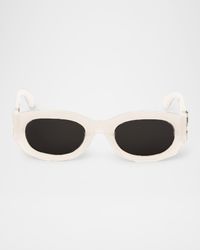Palmer Arrow Oval Sunglasses