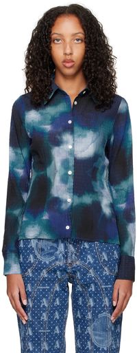 Ahluwalia Blue Koro Shirt