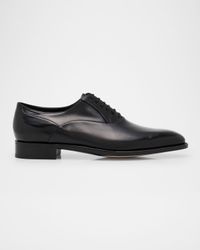 Men's Edgar Leather Oxford Derby Shoes with Shoe Tree