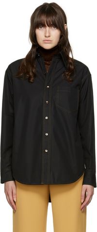 Maiden Name SSENSE Exclusive Black Andy Shirt