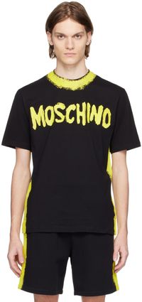 Moschino T-shirt noir à logo