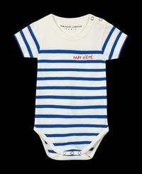 Maison Labiche - Body col rond brodé nuit d'été en coton bio - Taille 18-24mois - Blanc