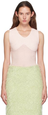 Isa Boulder Pink Sweetheart V-Neck Tank Top