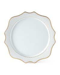 Simply Anna Antique Polka Charger Plate