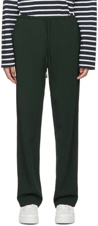 AMI Paris SSENSE Exclusive Green Trousers