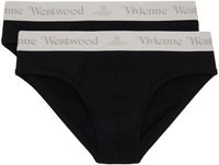 Vivienne Westwood Two-Pack Black Briefs