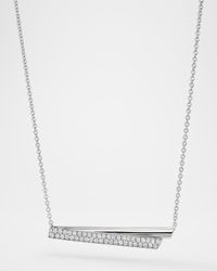 Inside/Out 18K White Gold Diamond Flip Pendant Necklace