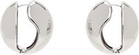 Coperni Silver Logo Earrings