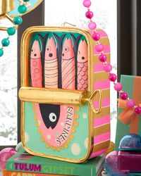 Sardine Christmas Ornament Display
