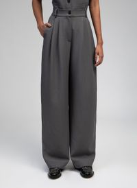 An'ge - Pantalon large - Taille XL - Prune