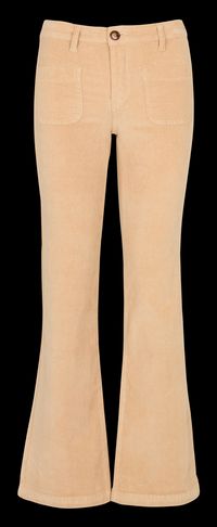 La Petite Etoile - Pantalon droit en coton mélangé - Taille 42 - Beige