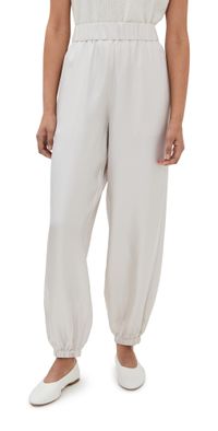 LISA YANG High Rise Tapered Trousers Champagne 0