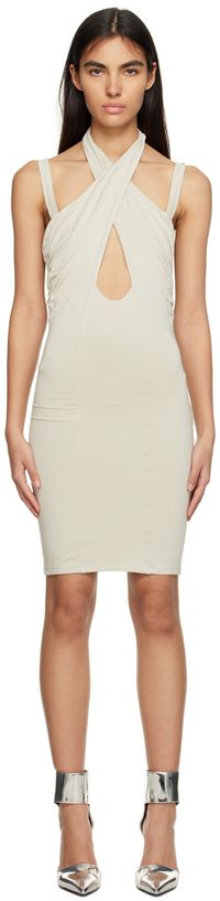 Han Kjobenhavn Beige Drape Minidress