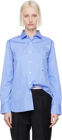 HommeGirls Blue Classic Stripe Shirt