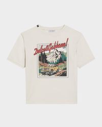 Boy's Postcard Graphic-Print Short-Sleeve T-Shirt, Size 8-14
