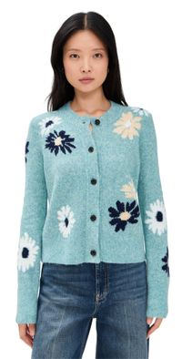 RAILS Millie Cardigan Heather Teal XL