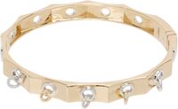 Rainbow K Gold Eyet Diamond Bracelet