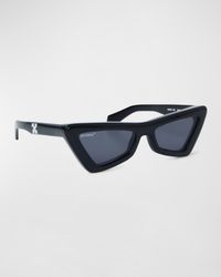 Men's Artemisia Arrows-Logo Cat Eye Sunglasses