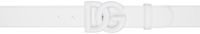 Dolce&Gabbana White Logo Belt