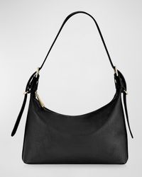 Blake Zip Leather Shoulder Bag