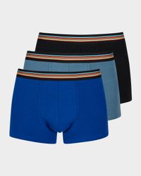 Men's Signature Trim Waistband Multicolor 3-Pack Boxer Briefs