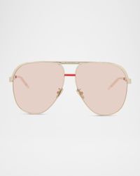 GV40117UW Aviator Metal Sunglasses