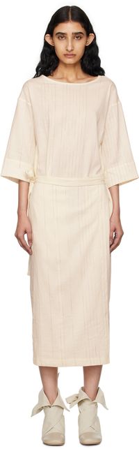 Toogood Off-White 'The Sieve Maker' Maxi Dress
