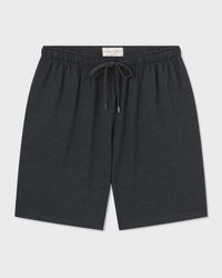 Men's Solid Drawstring Shorts