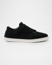 Men's Chambelisneak Collar-Pin Suede Low-Top Sneakers
