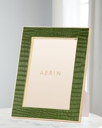 Classic Crocodile Leather Frame, 5x7