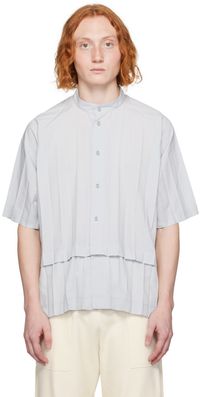 HOMME PLISSÉ ISSEY MIYAKE Gray Edge Shirt