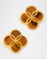 Petal Gemstone Stud Earrings