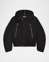 Men's Hooded Astro Bomber Jacket